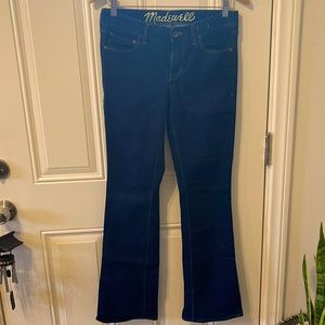 Madewell straight slightly flare pants.